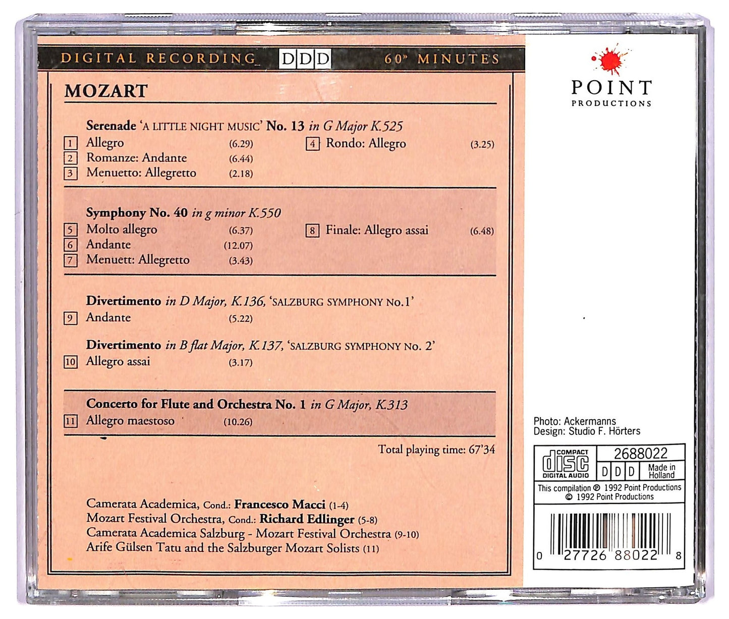 EBOND Wolfgang Amadeus Mozart - The Best Of Mozart CD CD065611