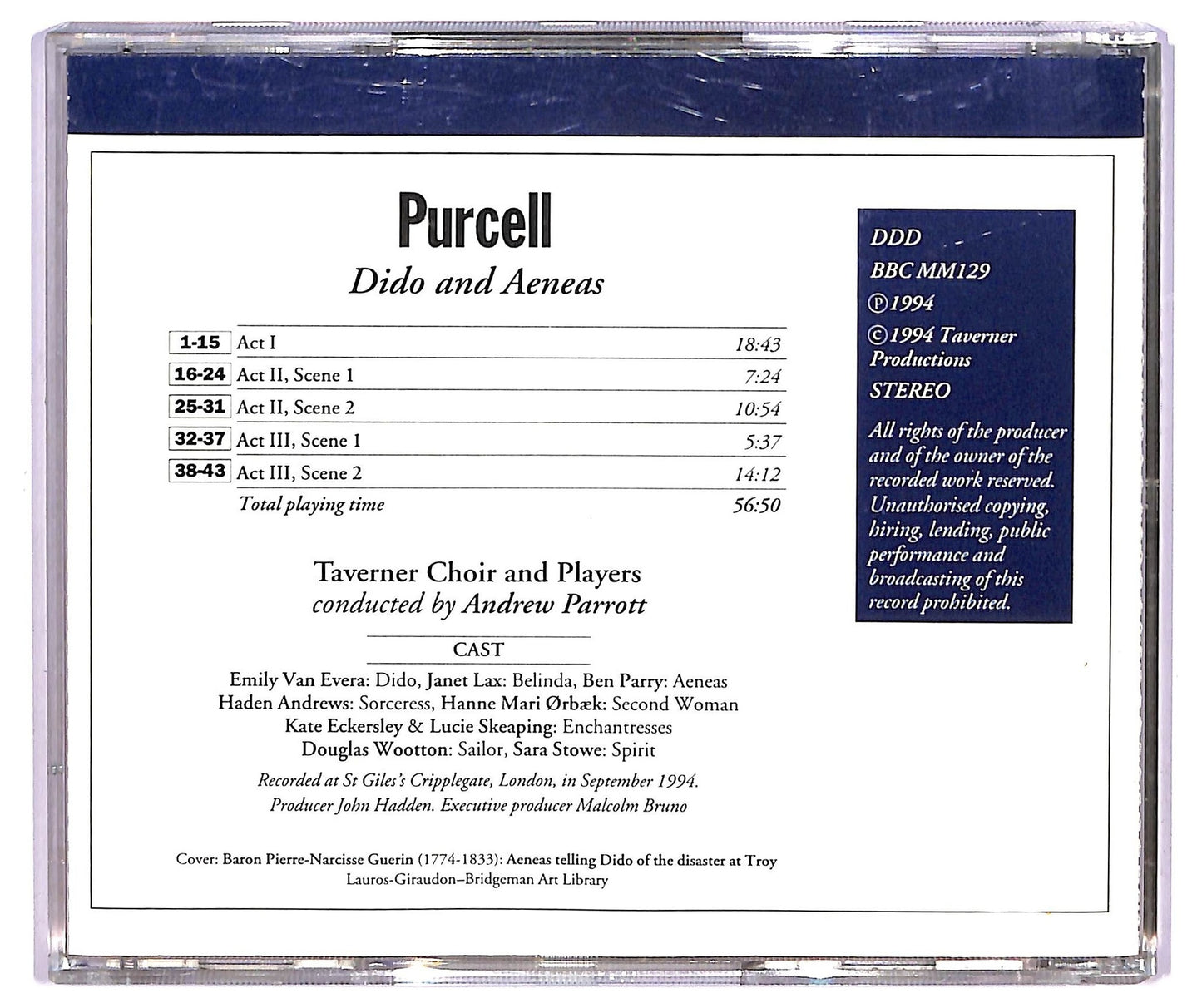 EBOND Purcell - Dido & Aeneas CD CD065623