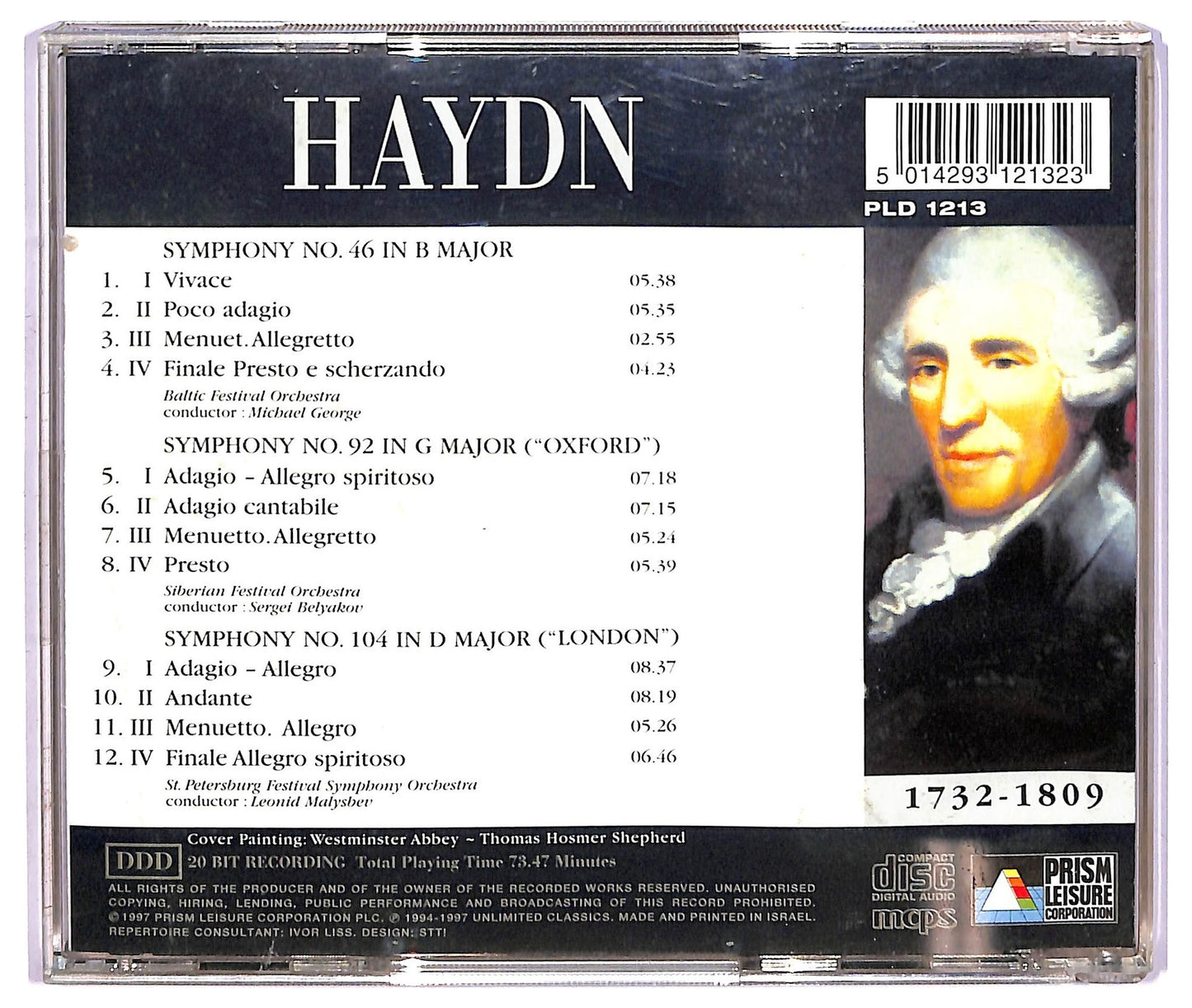 EBOND Haydn - Symphony No.46 No. 92 No,104 CD CD065626