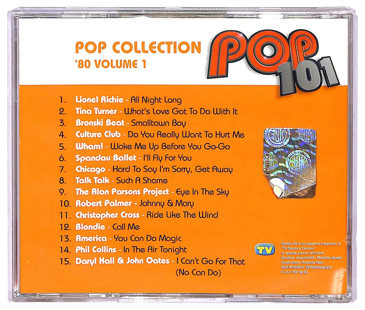 EBOND Various - Pop 101 '80 Volume 1 EDITORIALE CD CD065628