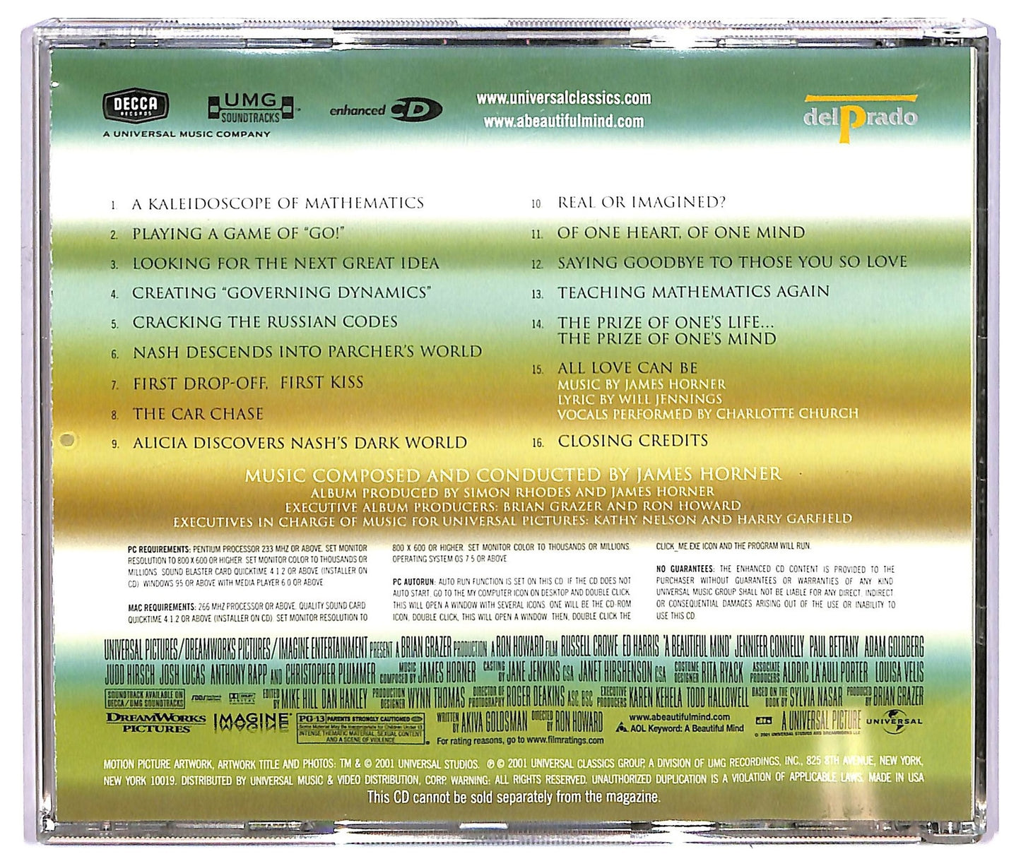 EBOND James Horner - A Beautiful Mind (Original Motion Picture Soundtrack) CD CD065632