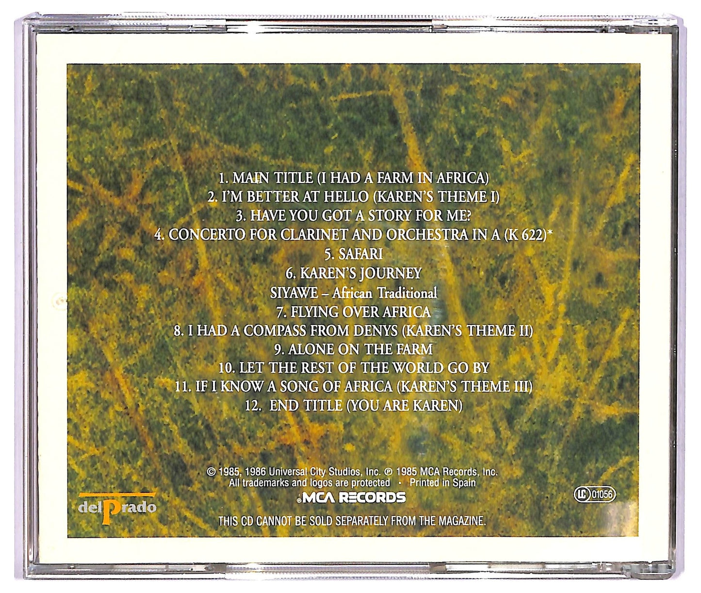 EBOND John Barry - Out Of Africa CD CD065635