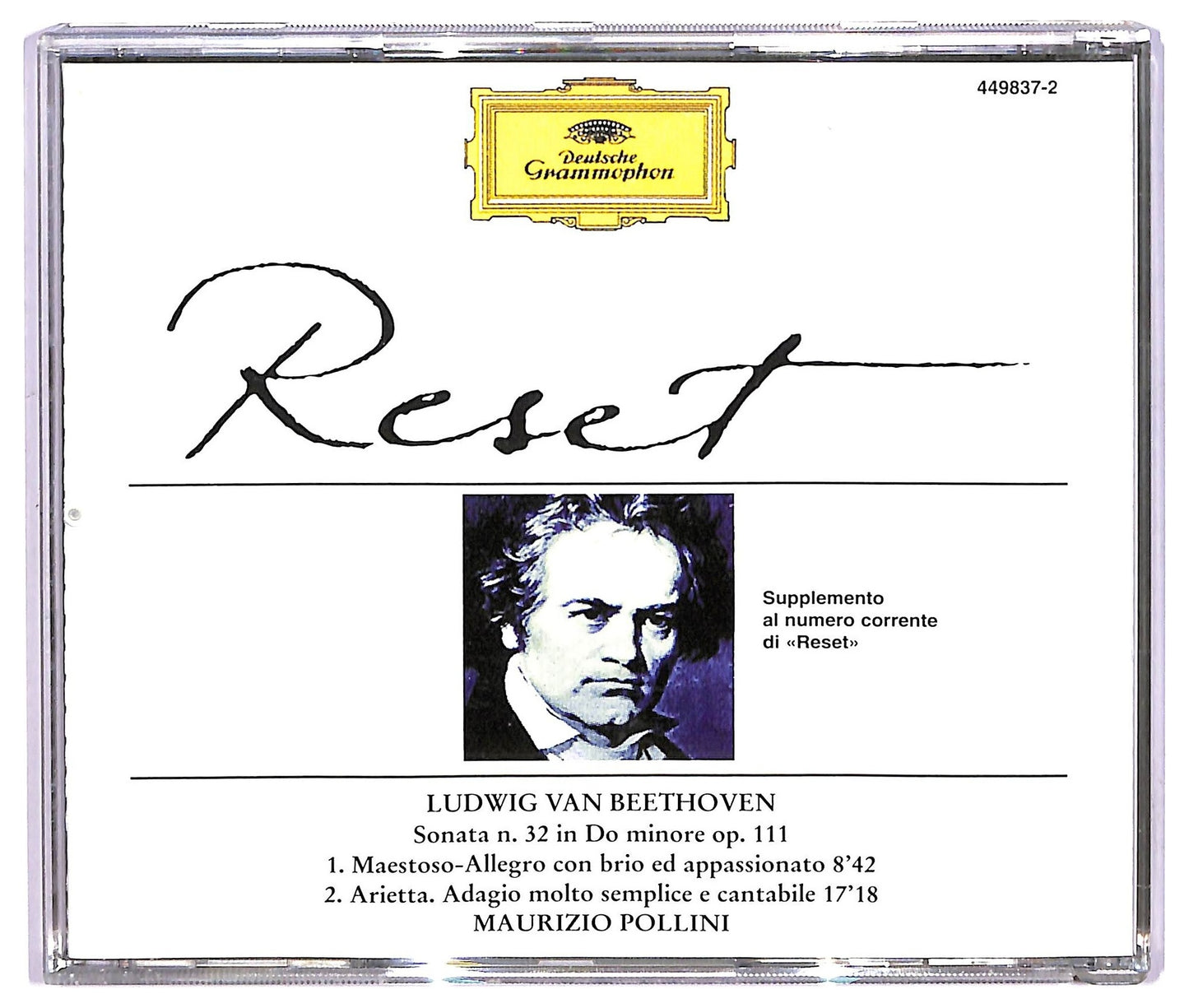 EBOND Ludwig Van Beethoven - Sonata per pianoforte n. 32 CD CD065636