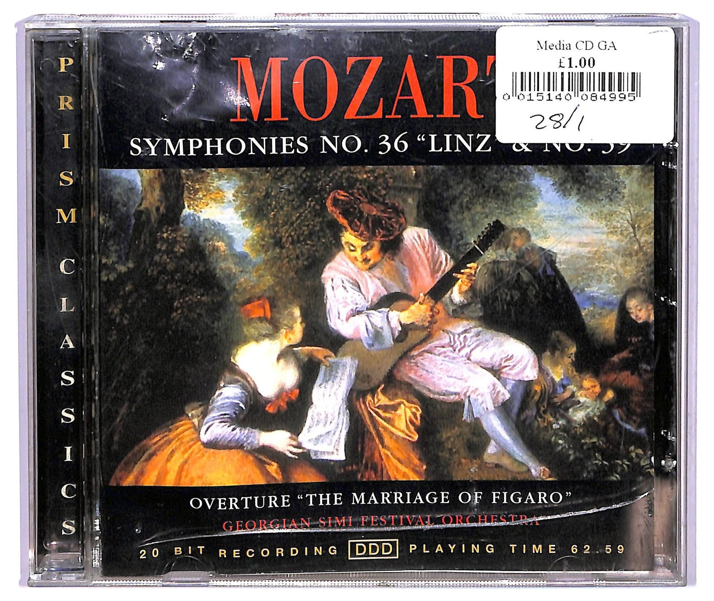 EBOND Mozart - Symphonies No.36 Linz & No.39 CD CD065706