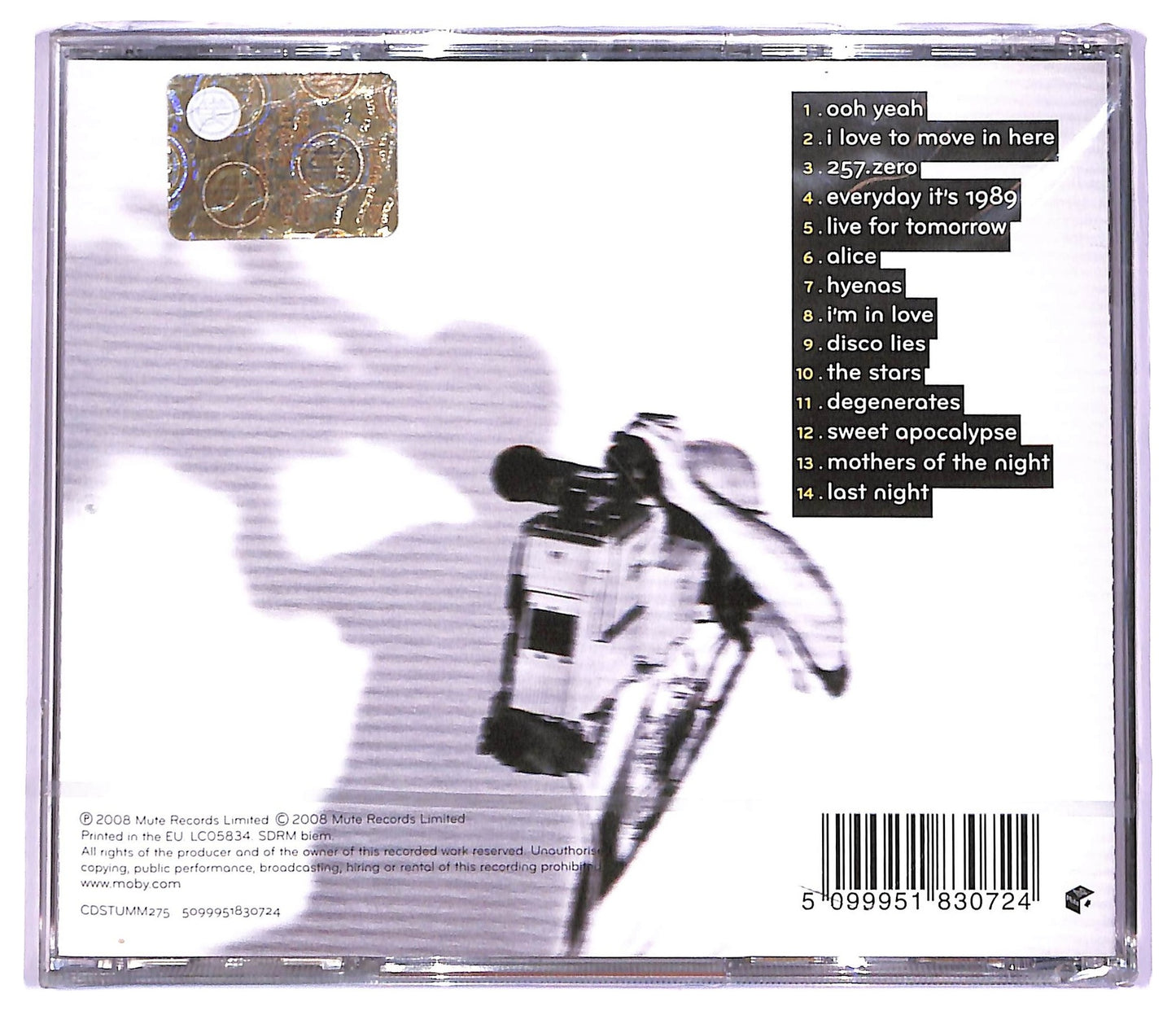 EBOND Moby - Last Night CD CD065853