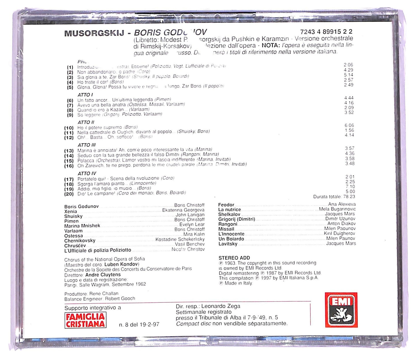 EBOND Modest Musorgskij - Boris Godunov (Le Pagine Piu Belle) COMPILATION EDITORIALE JEWEL CASE CD CD065865