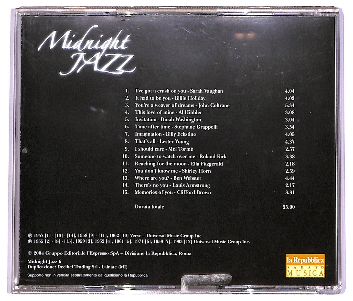 EBOND Various - Midnight Jazz - 6 CD CD065919
