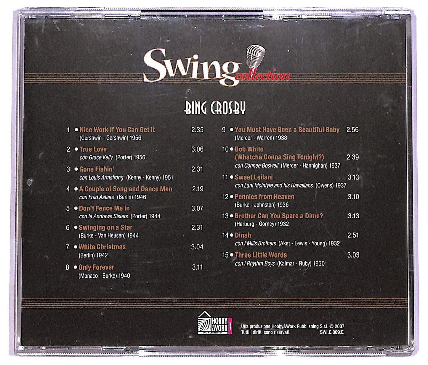 EBOND Bing Crosby - Bing Crosby - Swing Collection COMPILATION EDITORIALE JEWEL CASE CD CD065921