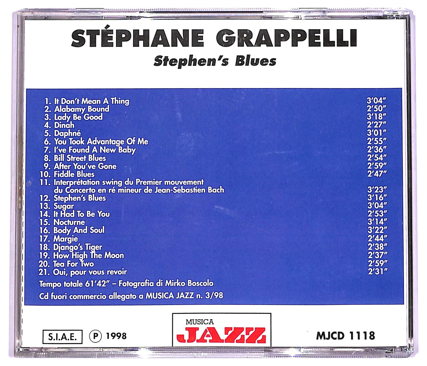 EBOND Stephane Grappelli - Stephen's Blues CD CD065956
