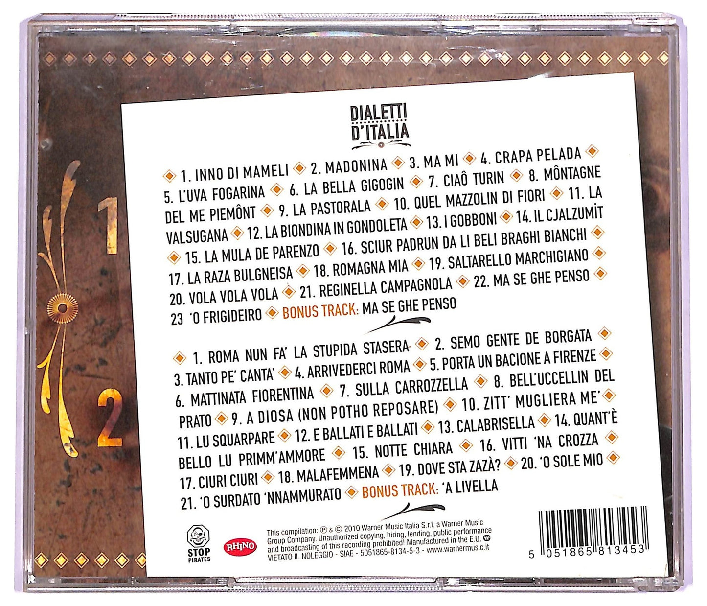 EBOND Dialetti D'Italia 2CD EDITORIALE CD065957