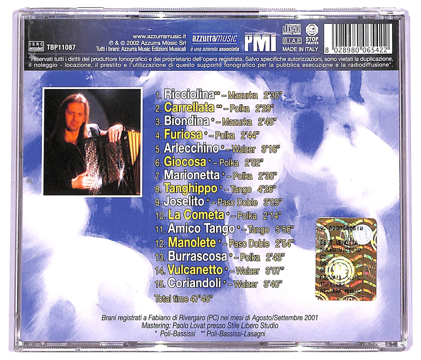 EBOND Athos Bassissi - vai col Liscio vol.1 CD CD065961
