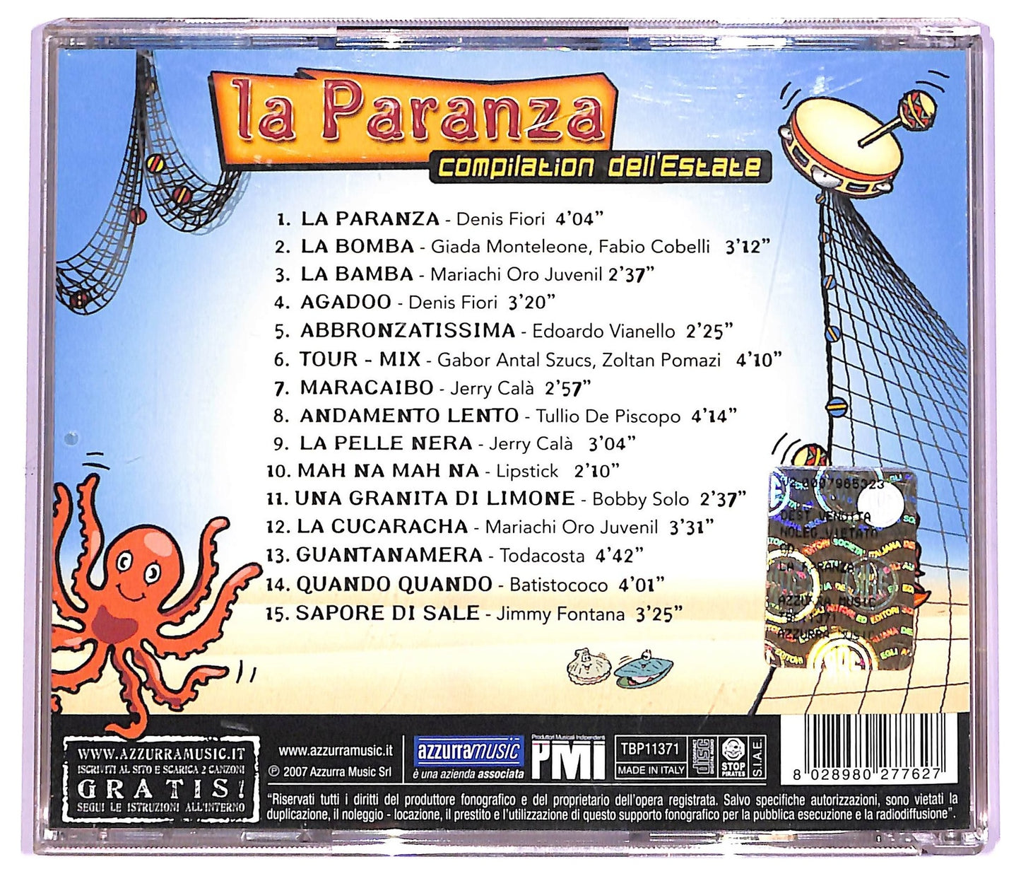 EBOND Various - La Paranza compilation dell'estate CD CD066055