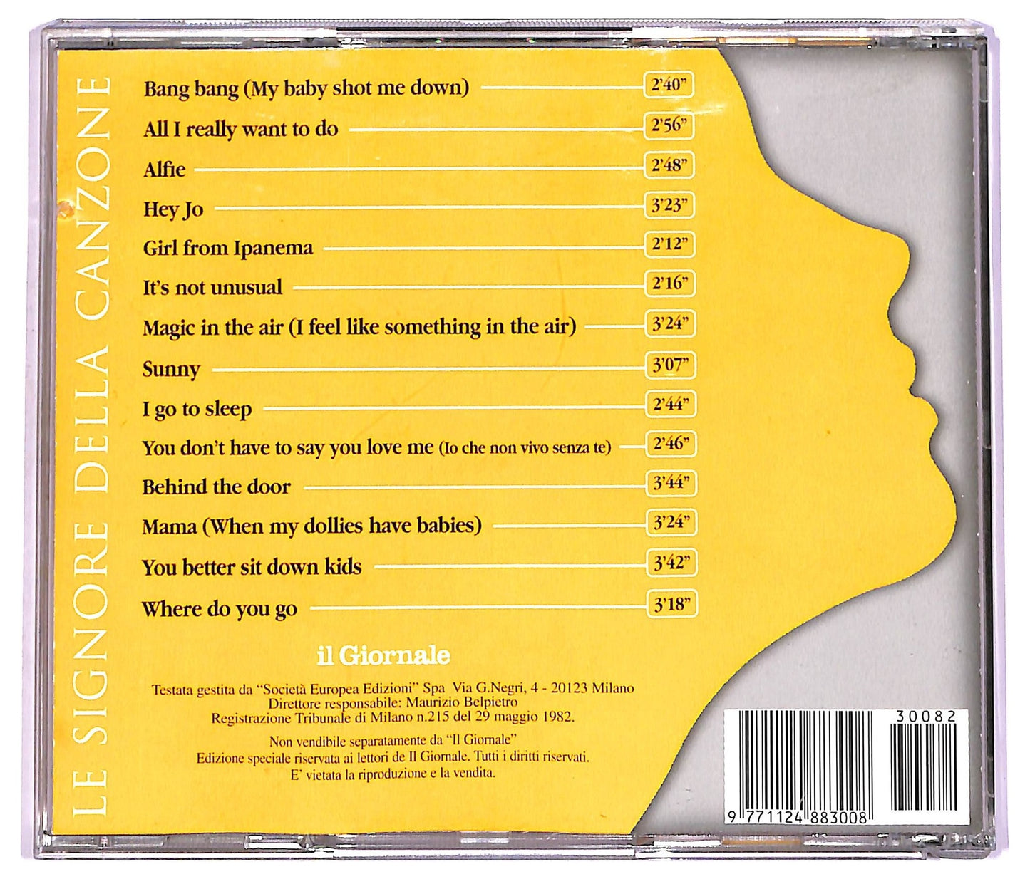 EBOND Le Signore Della Canzone - Cher Vol.12 COMPILATION EDITORIALE JEWEL CASE CD CD066158