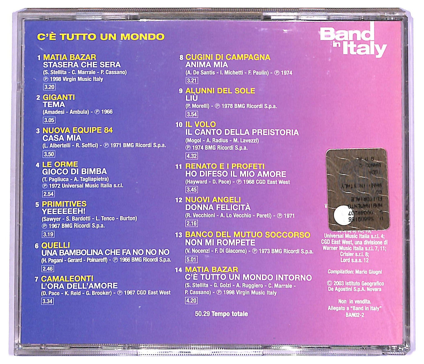 EBOND Various - C'E Tutto Un Mondo CD CD066201