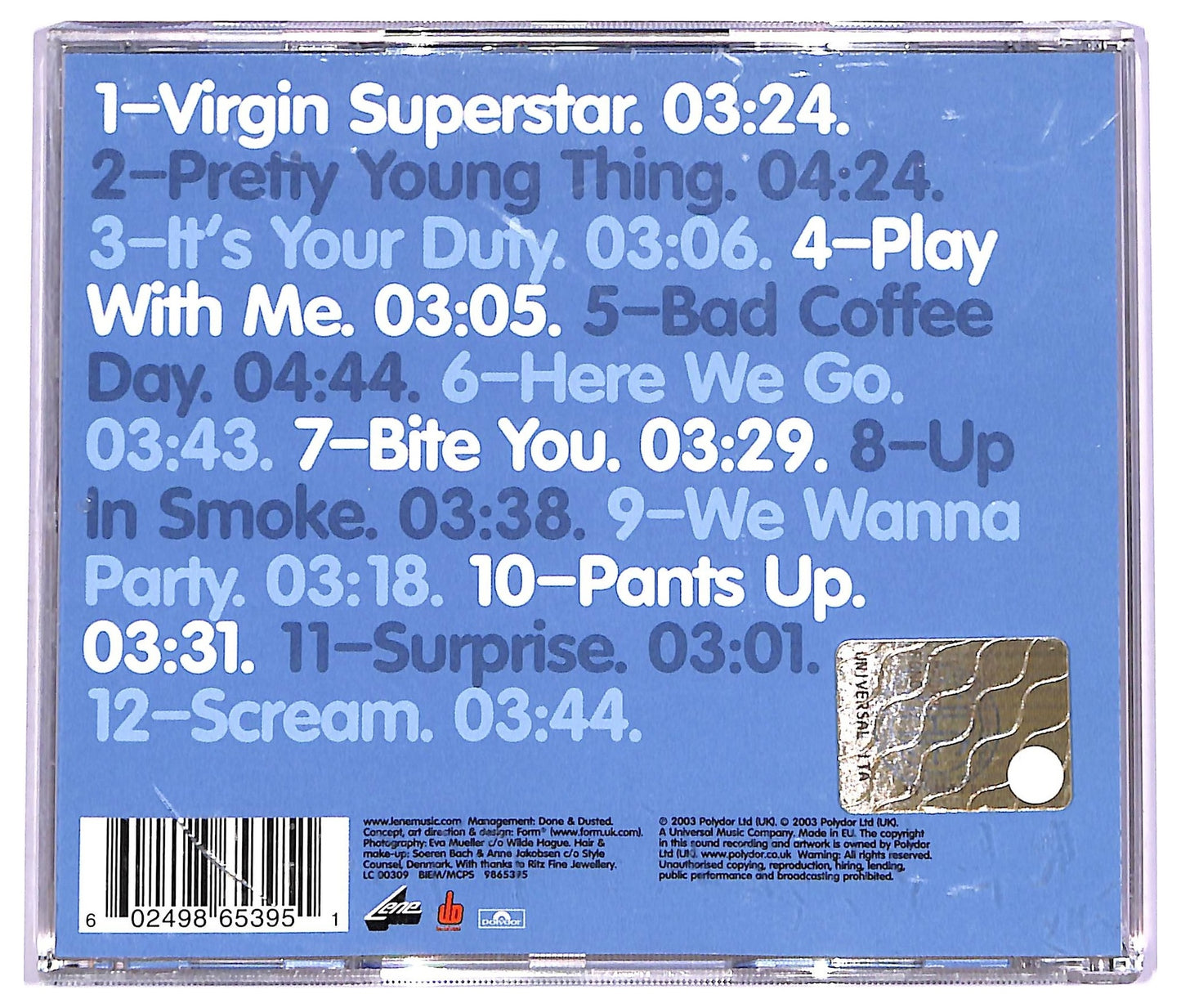 EBOND Lene - Play With Me ALBUM JEWEL CASE CD CD066339