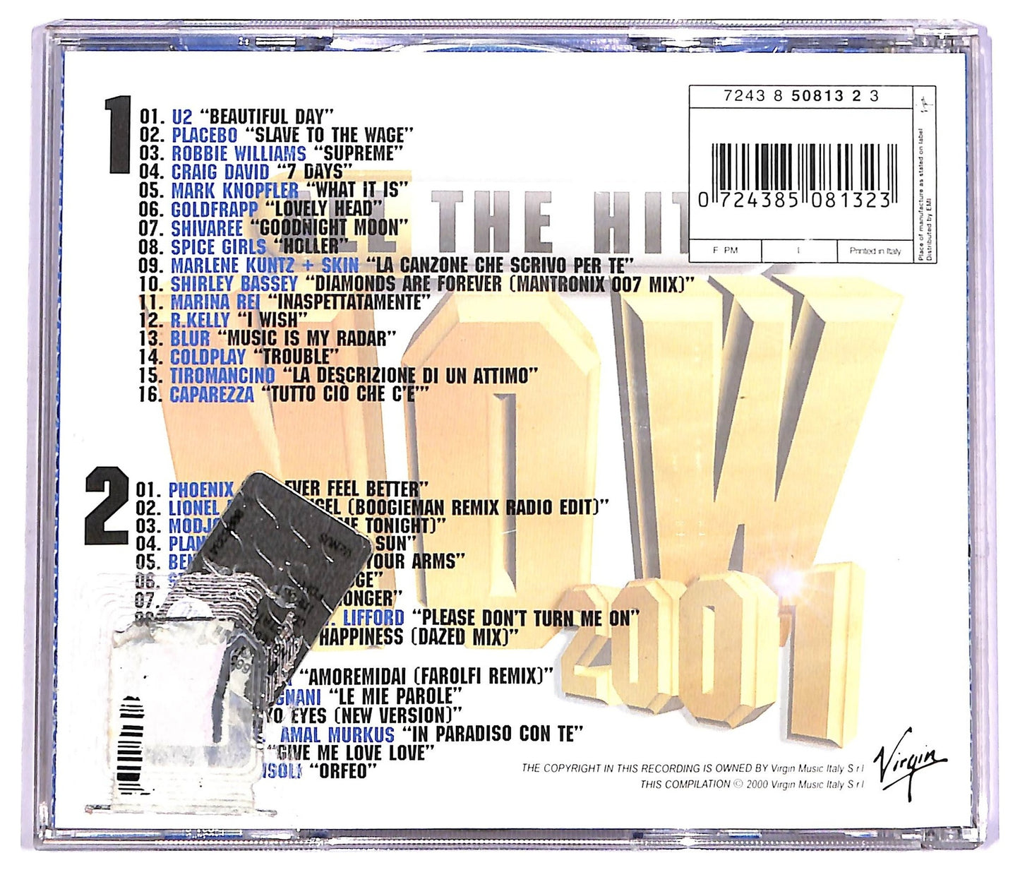 EBOND Various - All The Hits Now 2001 CD CD066422