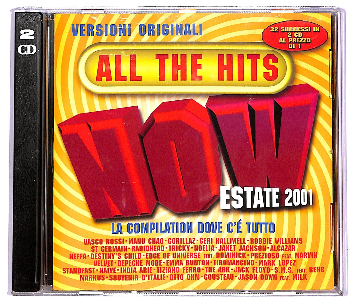 EBOND Various - All The Hits Now Estate 2001 ( 2cd) COMPILATION JEWEL CASE CD066425