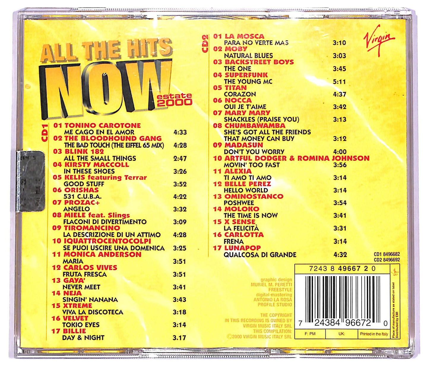 EBOND All The Hits Now Estate 2000 CD CD066434