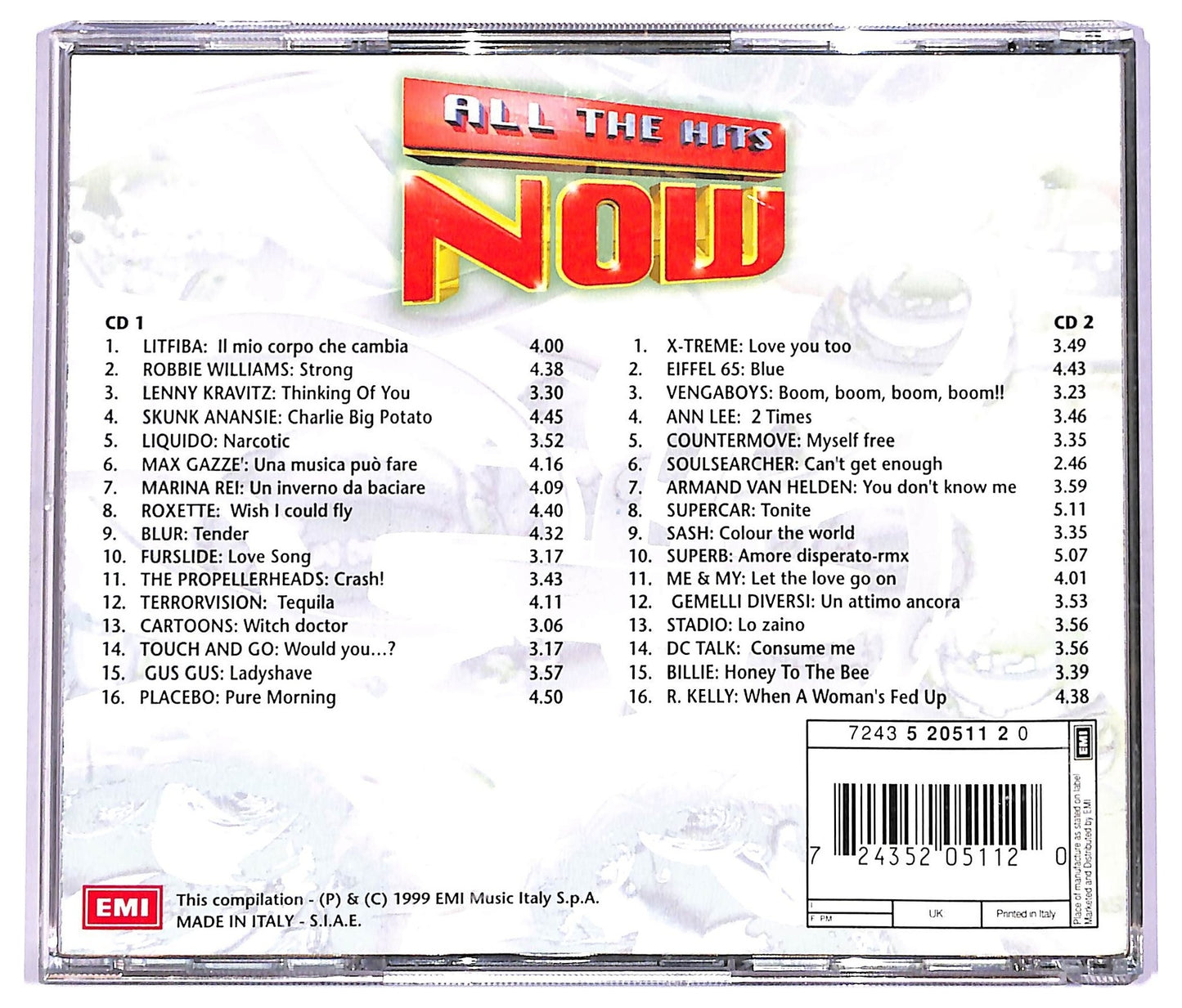 EBOND Various - All The Hits Now COMPILATION JEWEL CASE CD CD066437