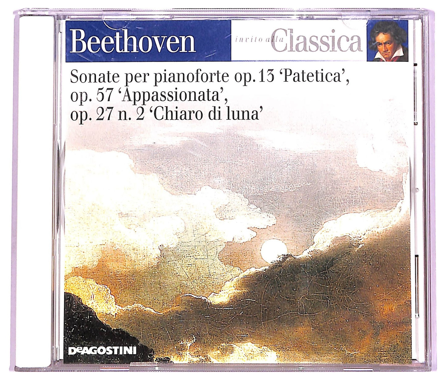 EBOND Beethoven - Sonate Per Pianoforte Op. 13 Patetica Op. 57 Appassionata Op. 27 N. 2Chiaro Di Luna ALBUM EDITORIALE JEWEL CASE CD CD066455