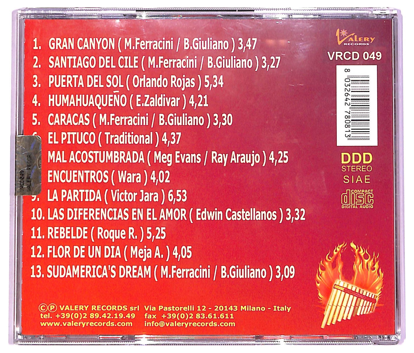EBOND Andina - Musica De Los Andes COMPILATION JEWEL CASE CD CD066533