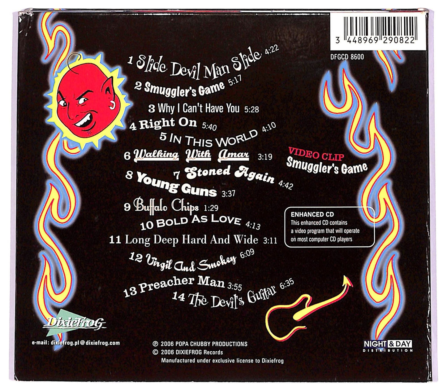 EBOND Popa Chubby - Stealing The Devil's Guitar ALBUM DIGIPACK CD CD066544