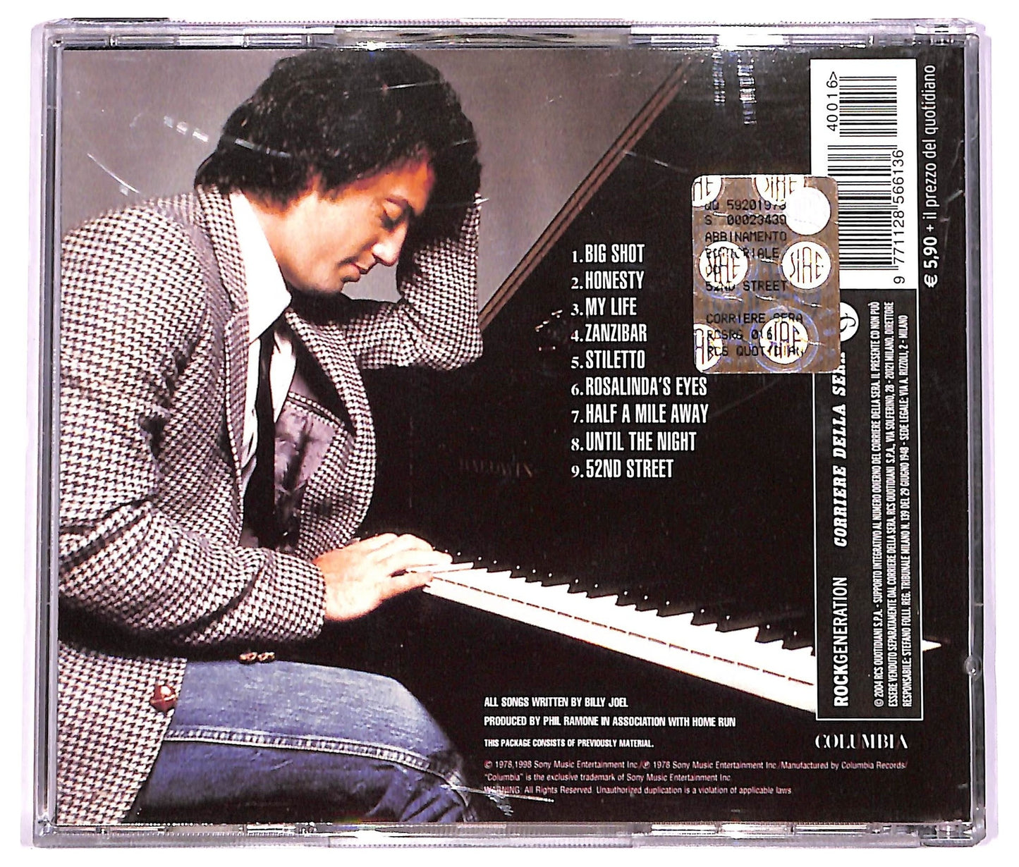 EBOND Billy Joel - 52nd Street ALBUM EDITORIALE JEWEL CASE CD CD066560