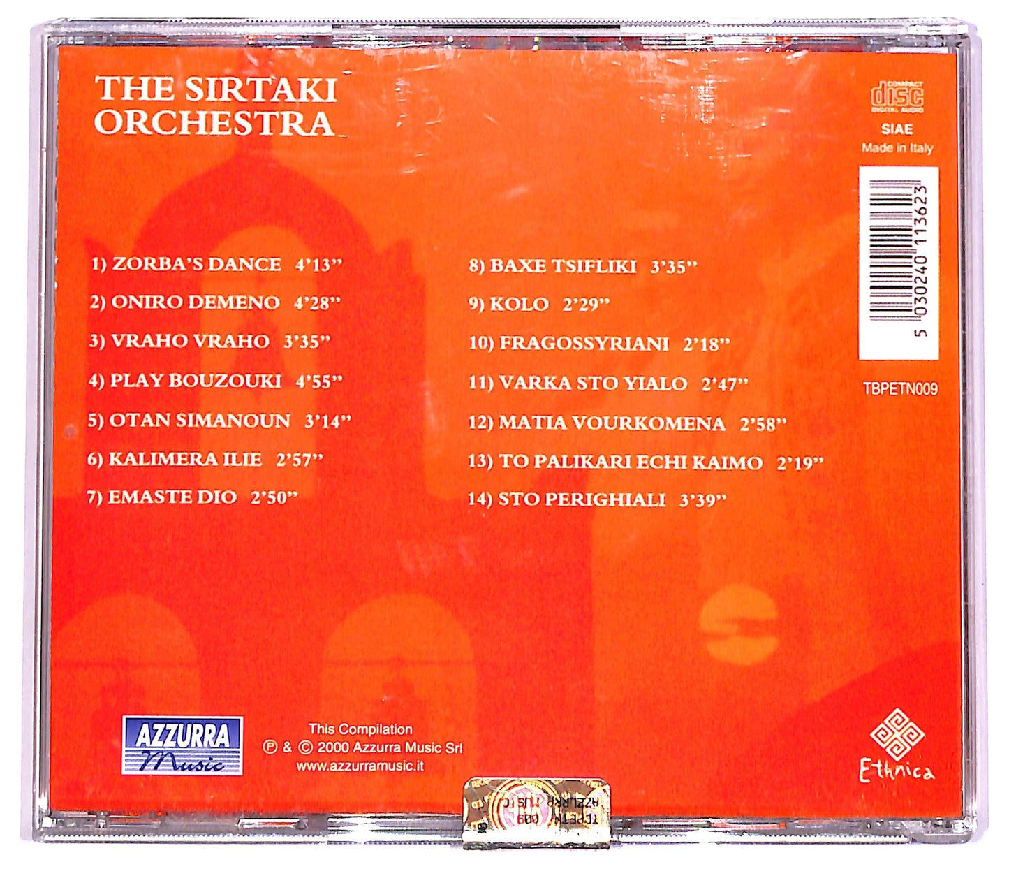 EBOND Various - Sirtaki e Bouzouki COMPILATION JEWEL CASE CD CD066603