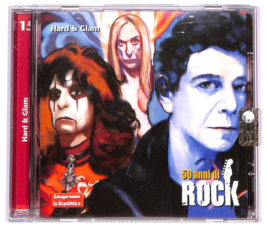 EBOND Various - Hard e Glam -50 Anni Di Rock vol.15 COMPILATION EDITORIALE JEWEL CASE CD CD066611