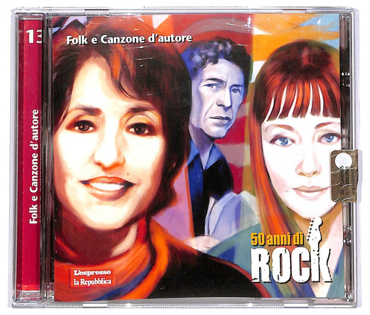 EBOND Various - Folk E Canzone D'autore - 50 Anni Di Rock Vol 13 COMPILATION EDITORIALE JEWEL CASE CD CD066629