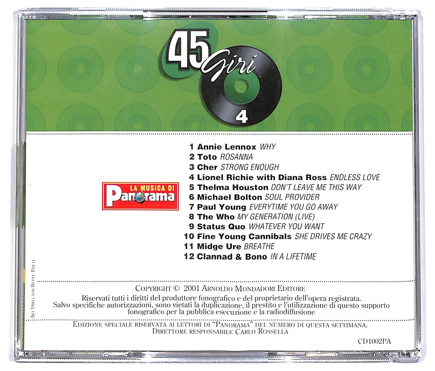EBOND Various - 45 Giri - Hit Parade Internazionale Vol. 4 COMPILATION EDITORIALE JEWEL CASE CD CD066643