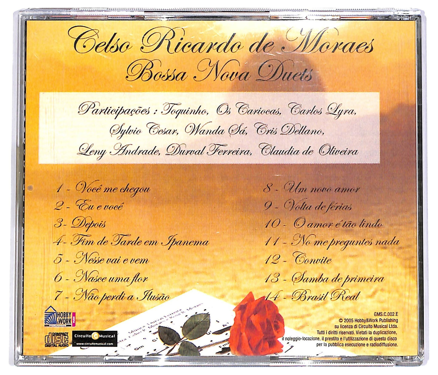 EBOND Celso Ricardo De Moraes - Bossa Nova Duets Editoriale CD CD066655