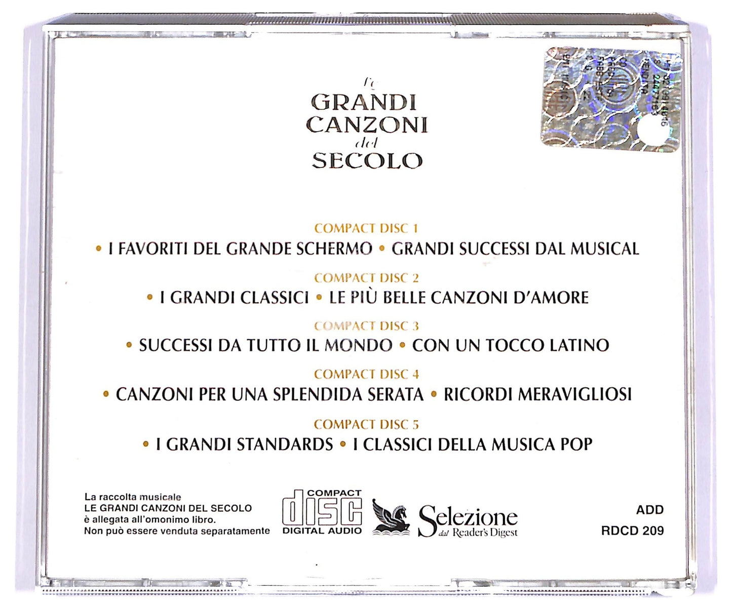 EBOND Various - Le Grandi Canzoni Del Secolo CD CD066706