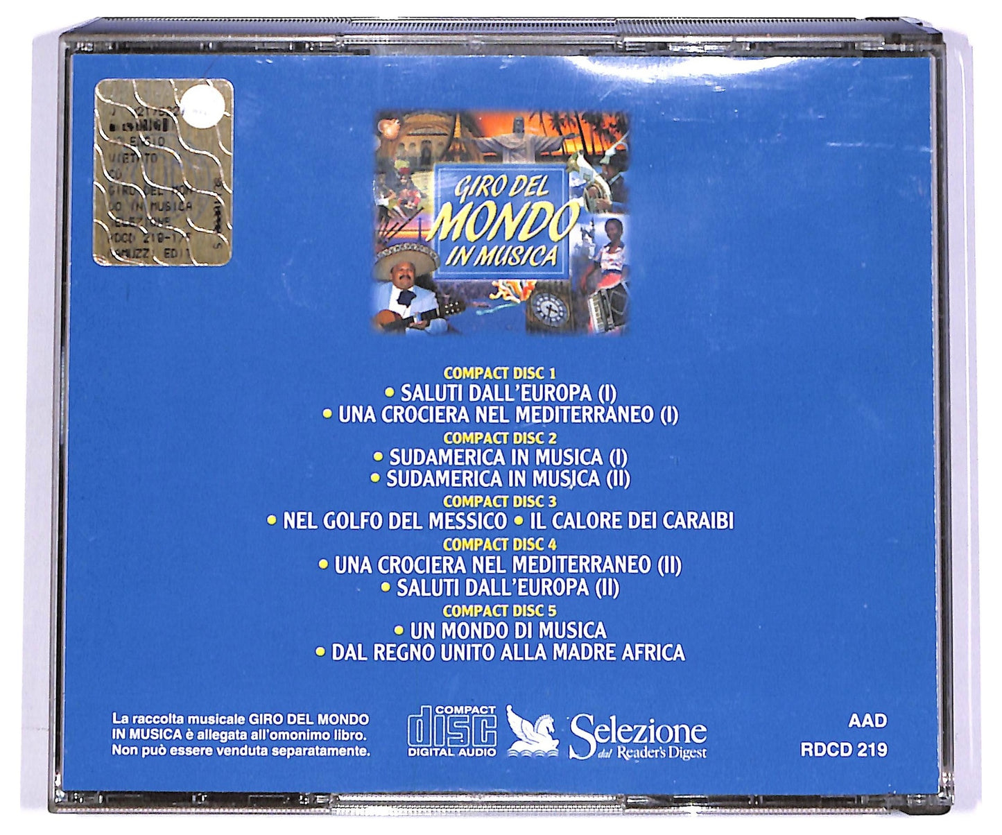 EBOND Various - Giro Del Mondo In Musica 5 cd COMPILATION EDITORIALE BOX CD066726