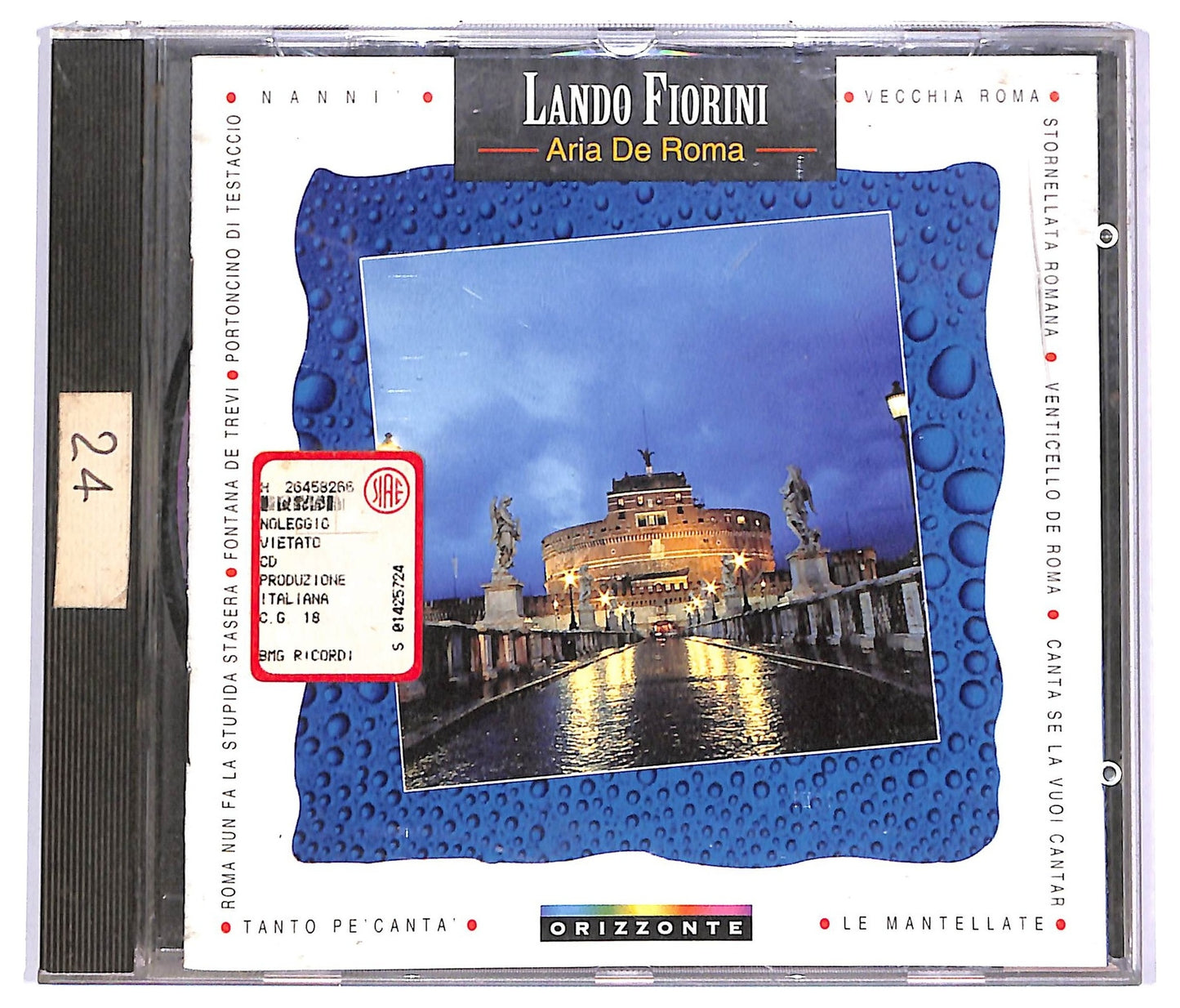 EBOND Lando Fiorini - Aria De Roma COMPILATION JEWEL CASE CD CD066735