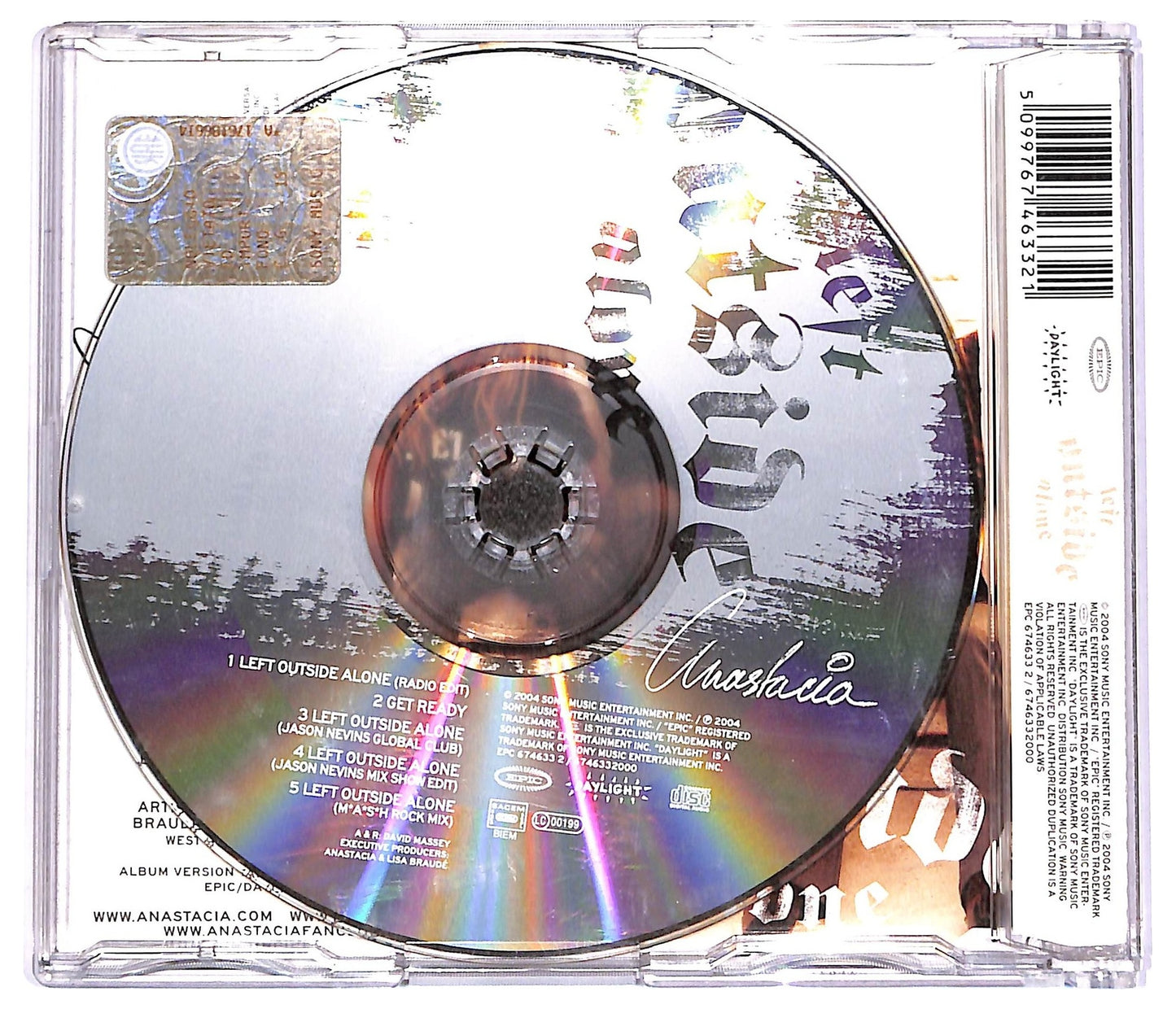 EBOND Anastacia - Left Outside Alone CD CD066809