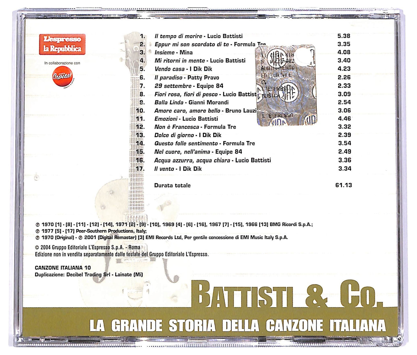 EBOND Various - Battisti & Co. CD CD066829