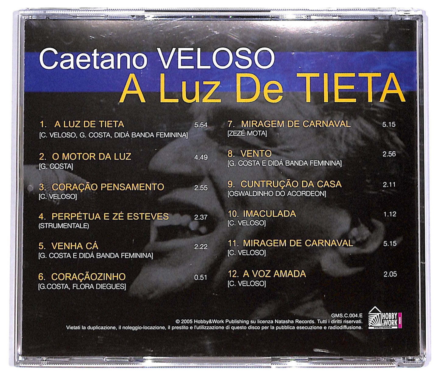 EBOND Caetano Veloso - A Luz De Tieta CD CD066834