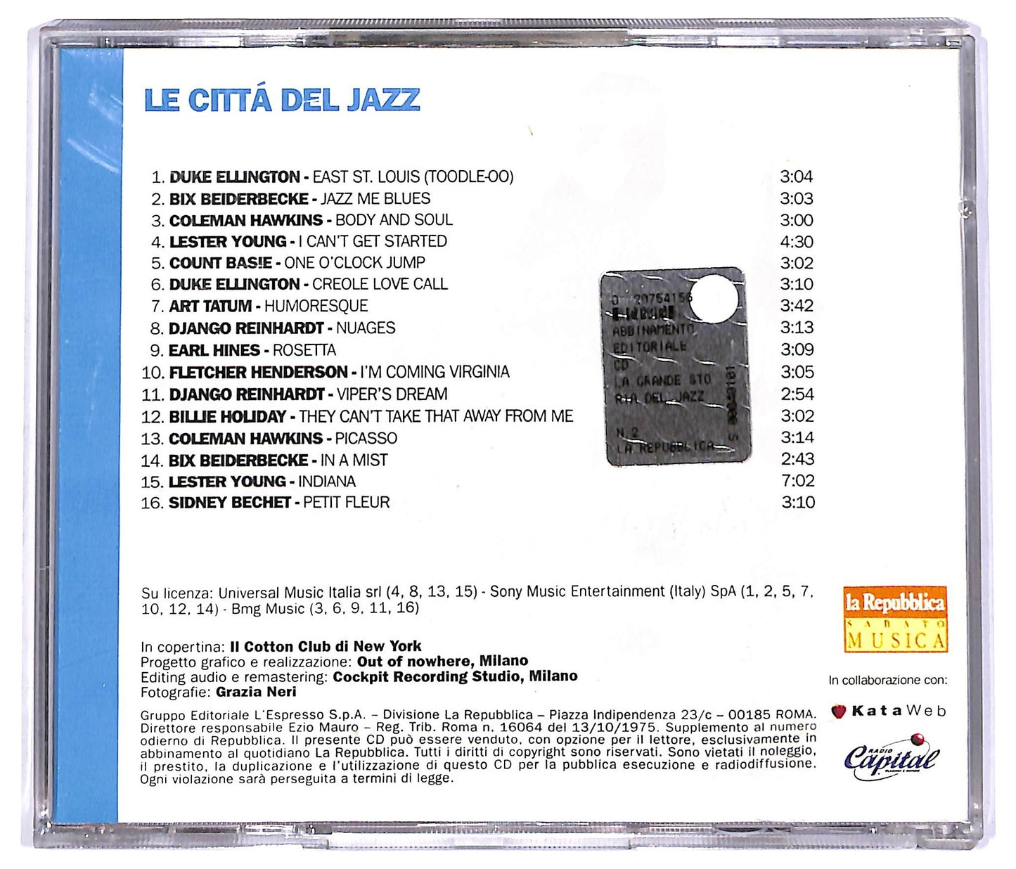 EBOND Various - Le Citta Del Jazz CD CD066922