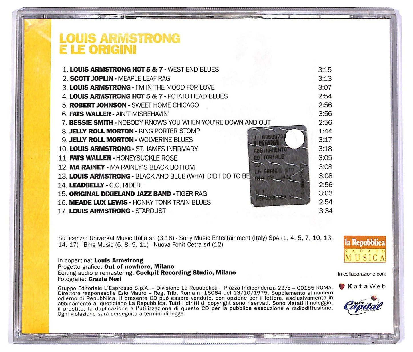 EBOND Various - Louis Armstrong e le origini CD CD066923