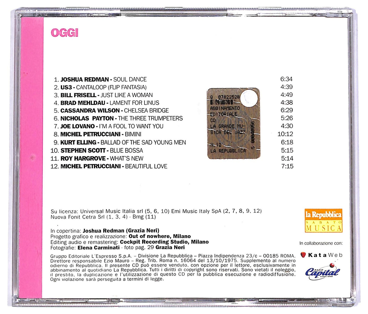 EBOND Various - Oggi CD CD066928