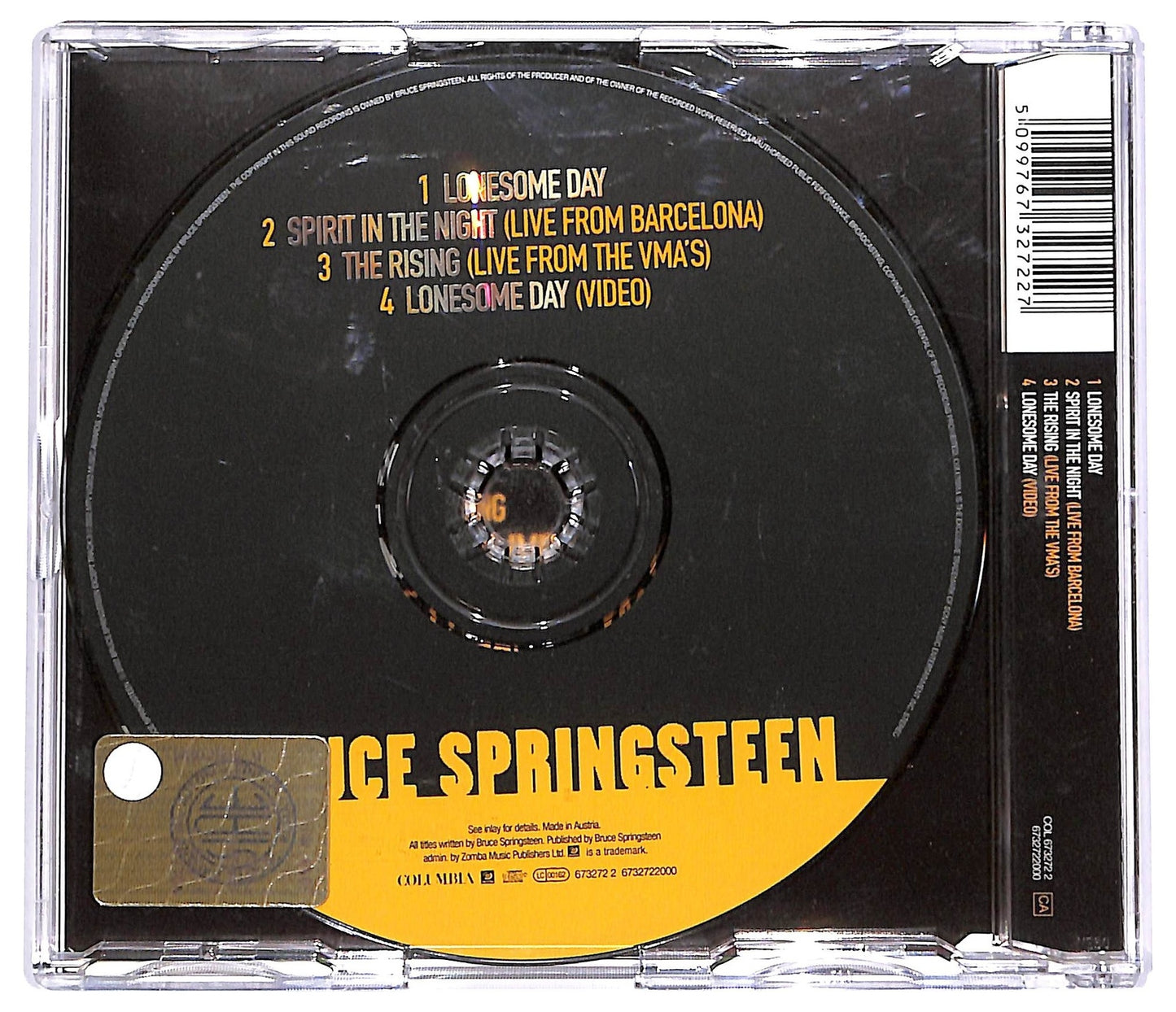 EBOND Bruce Springsteen - Lonesome Day CD CD066959