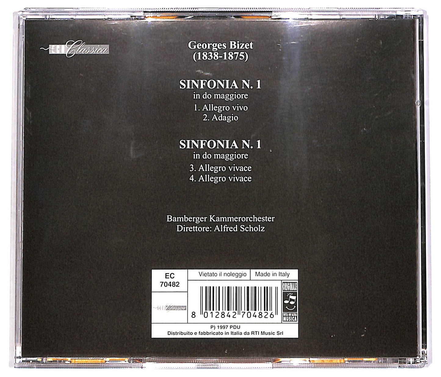 EBOND Bizet - ainfonia n.1 in do maggiore CD CD067043