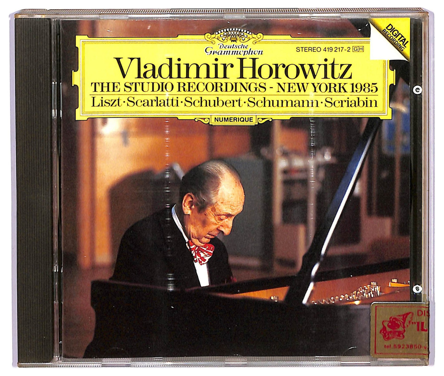 EBOND Vladimir Horowitz - The Studio Recordings New York 1985 ALBUM EDITORIALE JEWEL CASE CD CD067117