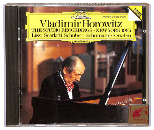 EBOND Vladimir Horowitz - The Studio Recordings New York 1985 ALBUM EDITORIALE JEWEL CASE CD CD067117