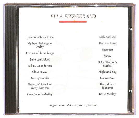 EBOND Various - Ella Fitzgerald registrazioni dal vivo stereo inedite CD CD067213