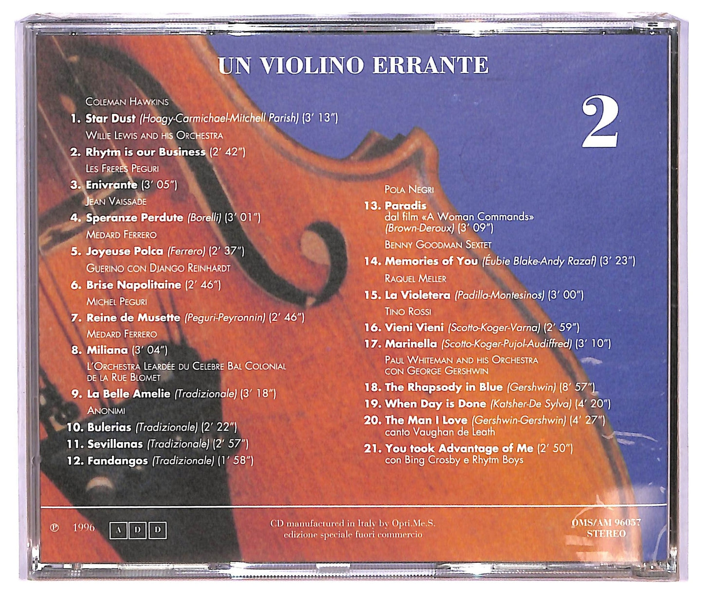 EBOND Various - Un VIolino Errante vol.2 CD CD067220