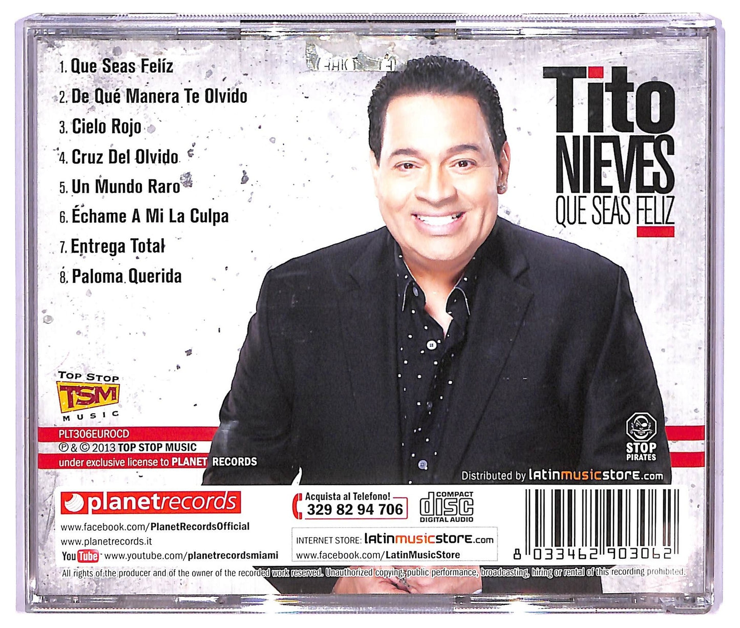 EBOND Tito Nieves - Que Seas Feliz ALBUM JEWEL CASE CD CD067251