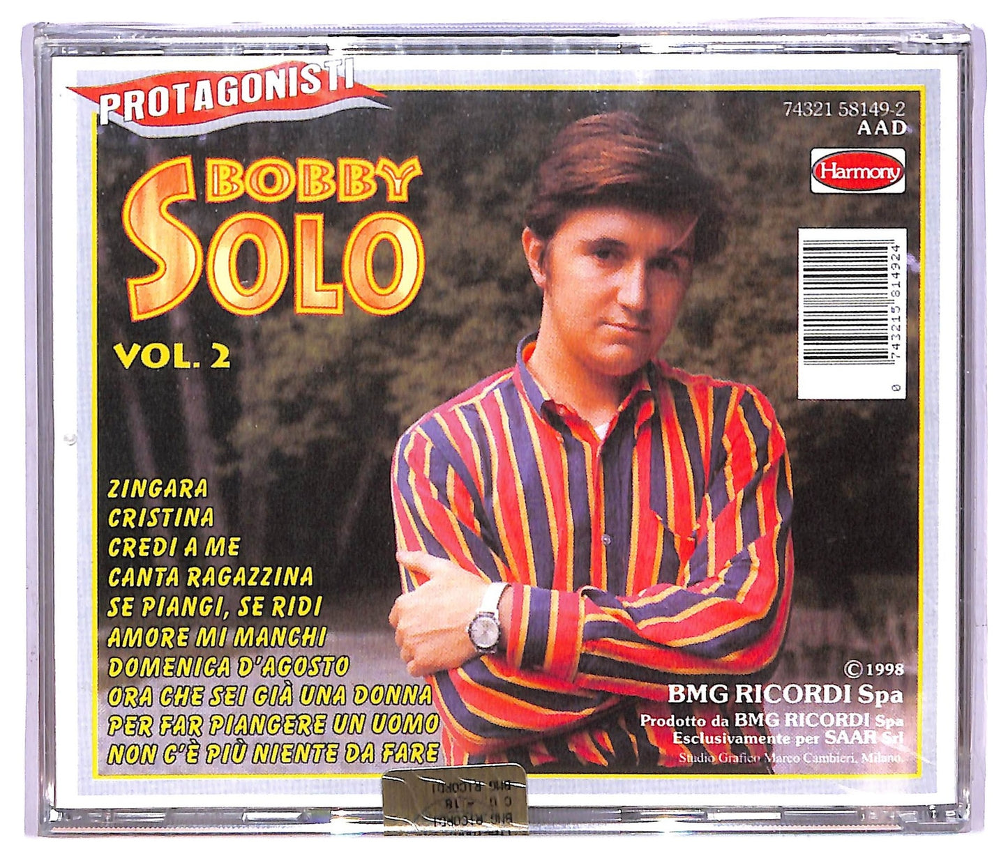 EBOND Bobby Solo - Bobby Solo Vol.2 COMPILATION JEWEL CASE CD CD067253
