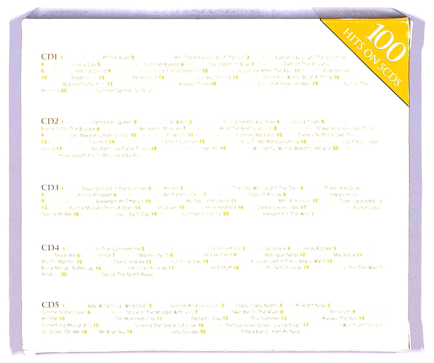 EBOND Various - The Ultimate Collection Summer 100 hits CD CD067257